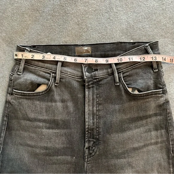 NWT Mother Hustler Heel jeans Magic 8 Ball size 29 gray - Picture 10 of 11